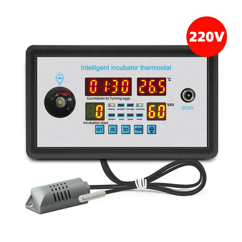 slide calipers Yieryi Smart Thermostat Digital ZFX-W9002 Thermostat Temperature Humidity Control Incubator 360 Automatic Egg Turning 12V/220V digimatic caliper Measurement & Analysis Tools