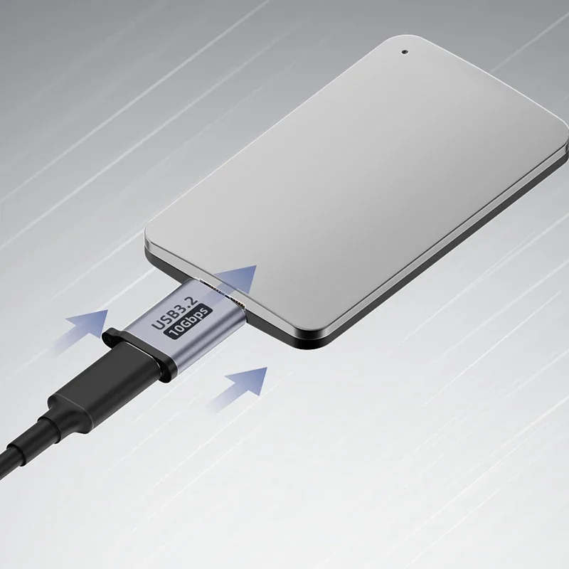 Micro B USB C 3.0 Male to Type C Female Adapter Type-C USB3.0 Micro B Connector for External Hard Drive Disk HDD Cable Adapter