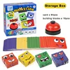 Kids Face Change Expression Puzzle Building Blocks Montessori Cube Table Game Toy Early Educational Toys Christmas Gifts 6