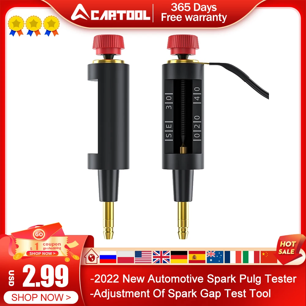 2022NewSparkPlugTesterIgnitionSystemAutomotiveSparkPulgTester