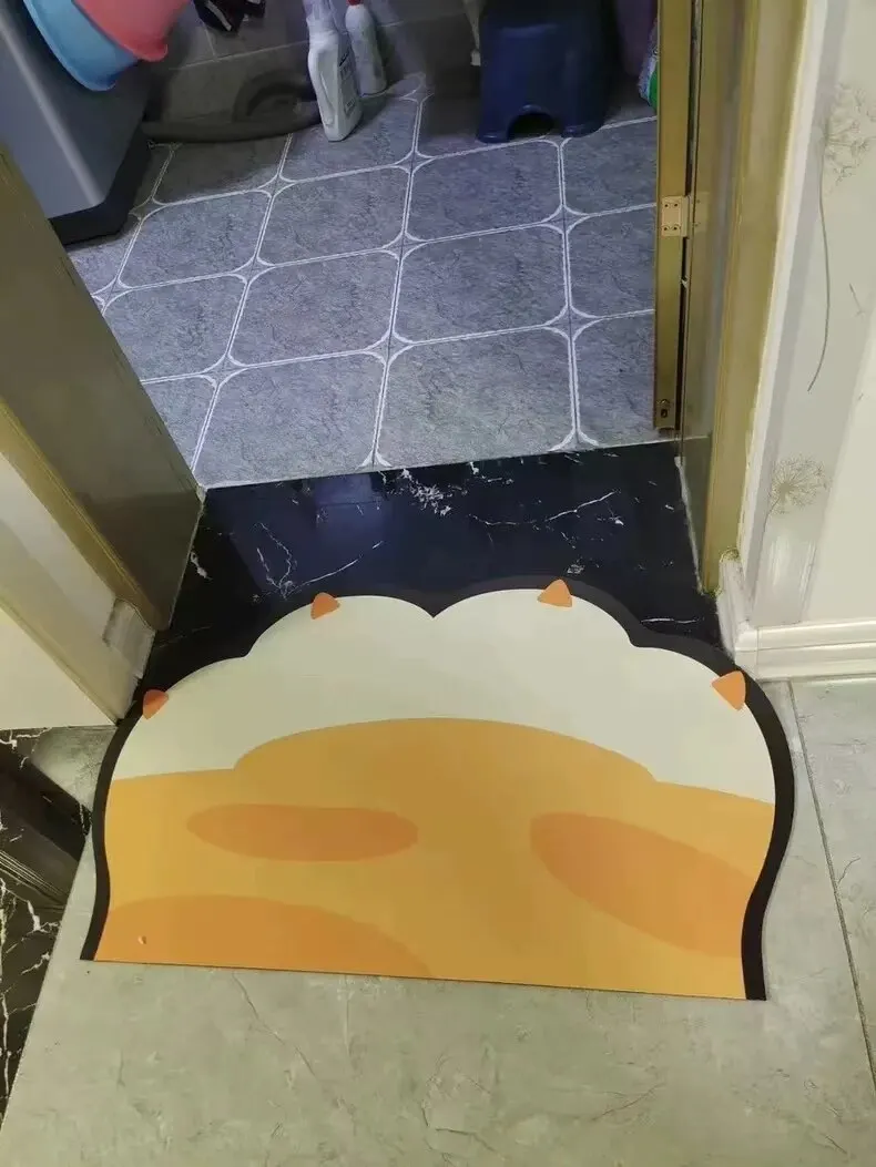 Door Mat Carpet Foot Entrance Anti Slip Floor Absorbent Bedroom Cartoon Bathroom