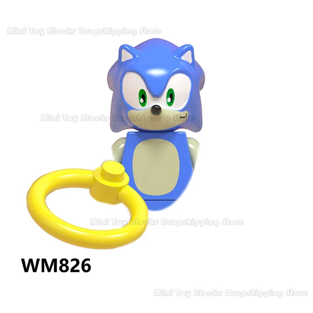 WM6086 WM6087 WM6088 LG1001 Sonics Anime Building blocks Amy Rose Ray Storm Shadow Bricks mini action toy figure Children gifts WM826