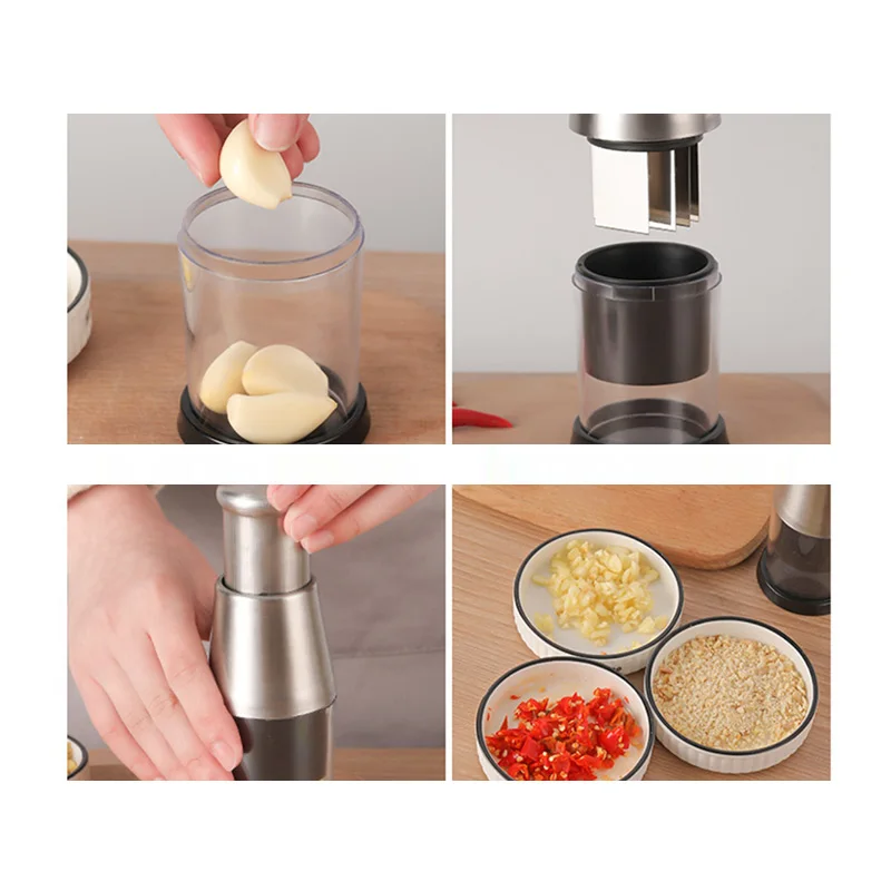 Buy Wholesale China Mini Garlic Grinder Onion Chopper Manual Food Processor  Speed Vegetable Cutter & Mini Garlic Grinder Onion Chopper at USD 1.1