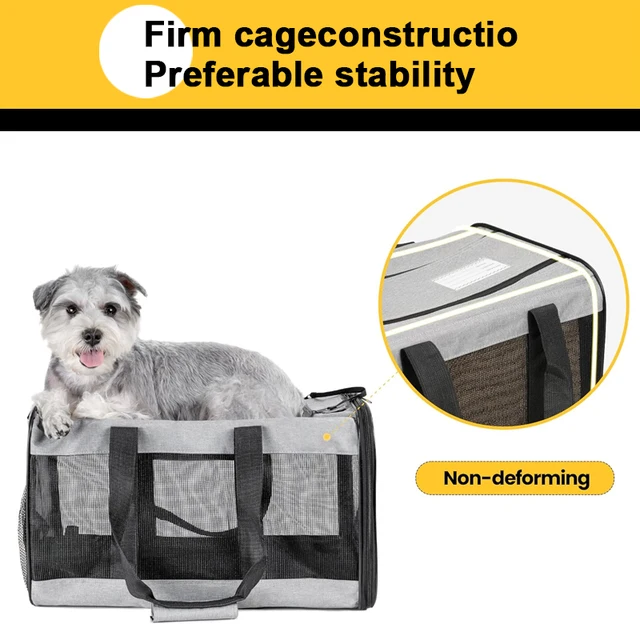 Dog Carrier Bag Soft Side Backpack Cat Pet Carriers Dog Travel Bags Collapsible Travel Pet Outing Bag 3