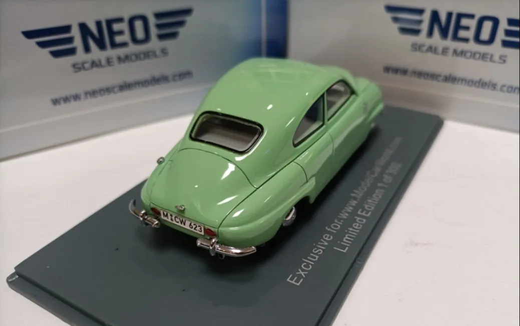 NEO 1/43 サーブ 92 SAAB 92 ブルー ミニカー Scale Model SAAB 92B M1954 in scale 1:43 - SAAB spare parts