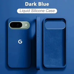 Enhanced Liquid Silicone Phone Case with Wireless Charging Compatibility, Thin and Slim Design - Google Pixel 11 Pro XL (DBlue)