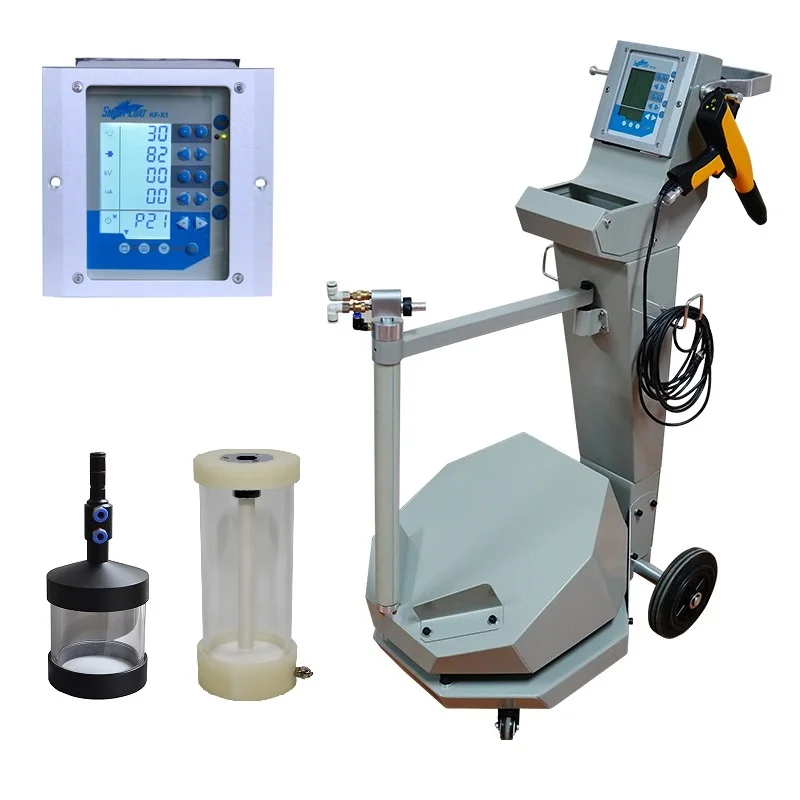 

Professional Powder Coating Gun Equipment with Mini Hoppers