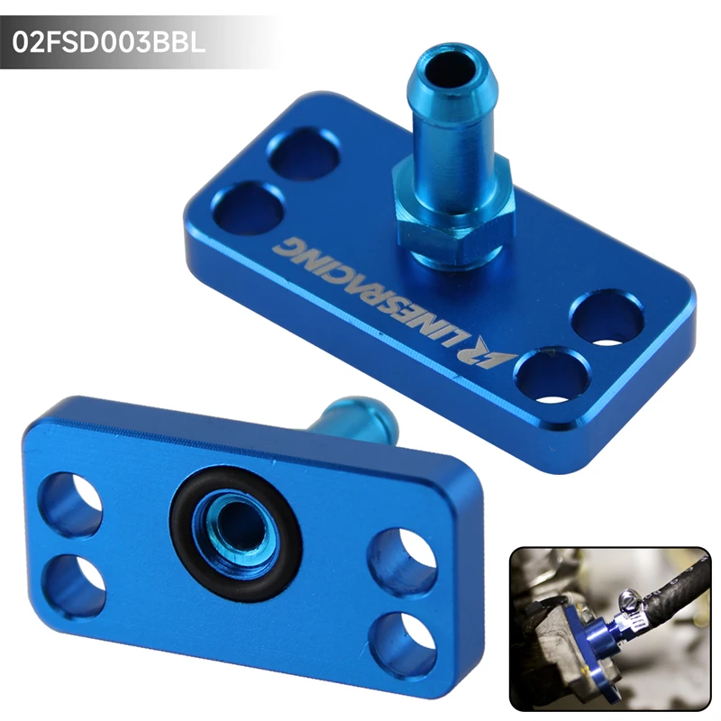 1PCS / 2PCS Fuel Rail Adapter with 6mm Tail For Honda B Series Civic