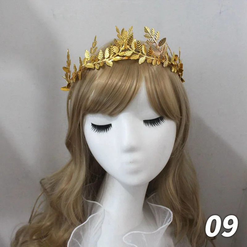 Couronne Halo de la déesse grecque. Bandeau de mariée feuilles