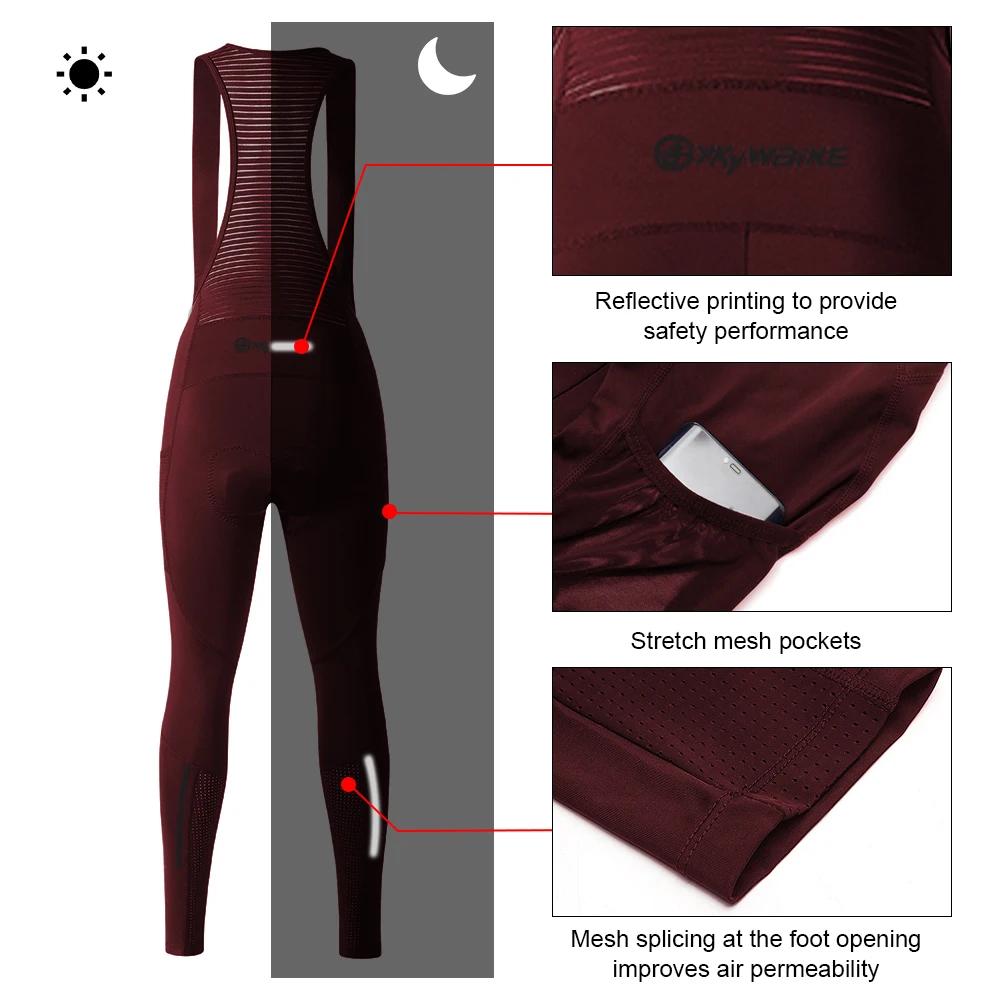 Klim Storm Bibwomen's Cycling Bib Tights With 3d Pad - Coolmax Mtb Pants  With Pockets