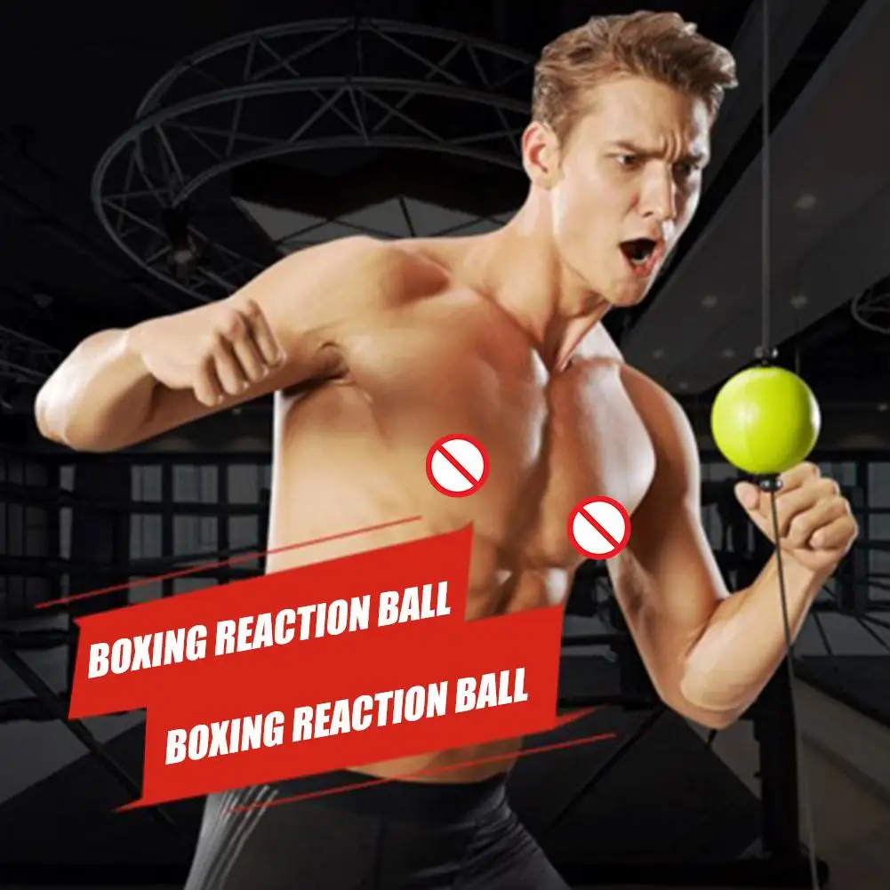 Sport Muay Thai Hand Eye Training Fight Ball Adjustable Boxing Reflex Speed Ball