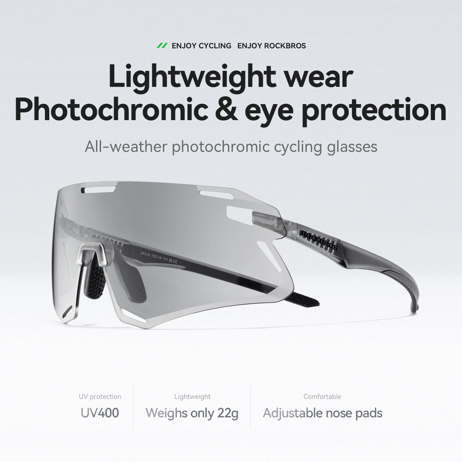 Rockbros-Fotochromowe okulary rowerowe dla mężczyzn sportowe oprawki MTB, gogle ochrona oczu podczas jazdy na drodze - AliExpress 18