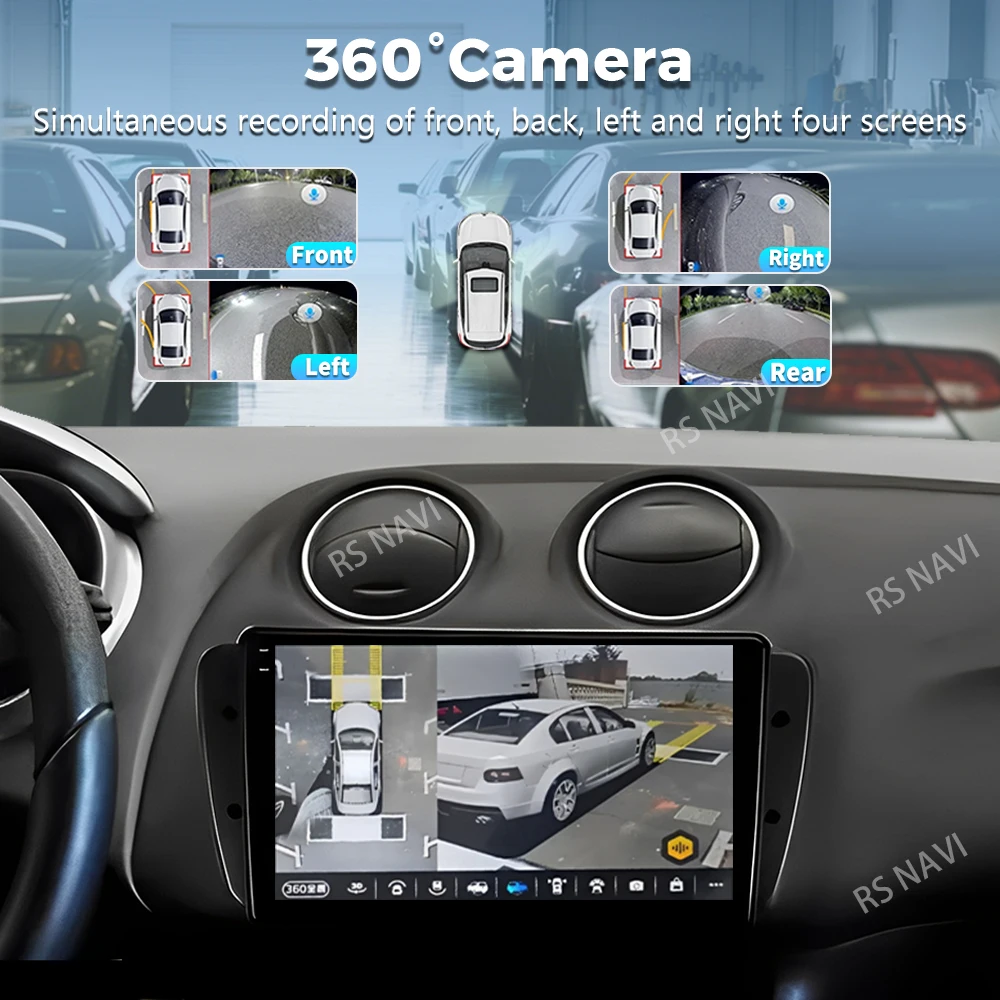 Radio Multimedia para Auto con Android 16 para SEAT Ibiza 6J IV 4 2008-2015, Pantalla QLED 2K, Reproductor de Video, GPS, Voz AI, CarPlay 3