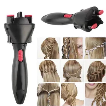 Trecciatrice automatica per maglieria Dispositivo per trecciare i capelli elettrico Macchina per trecciare i capelli Acconciatura Cabello Strumenti per lo styling dei capelli