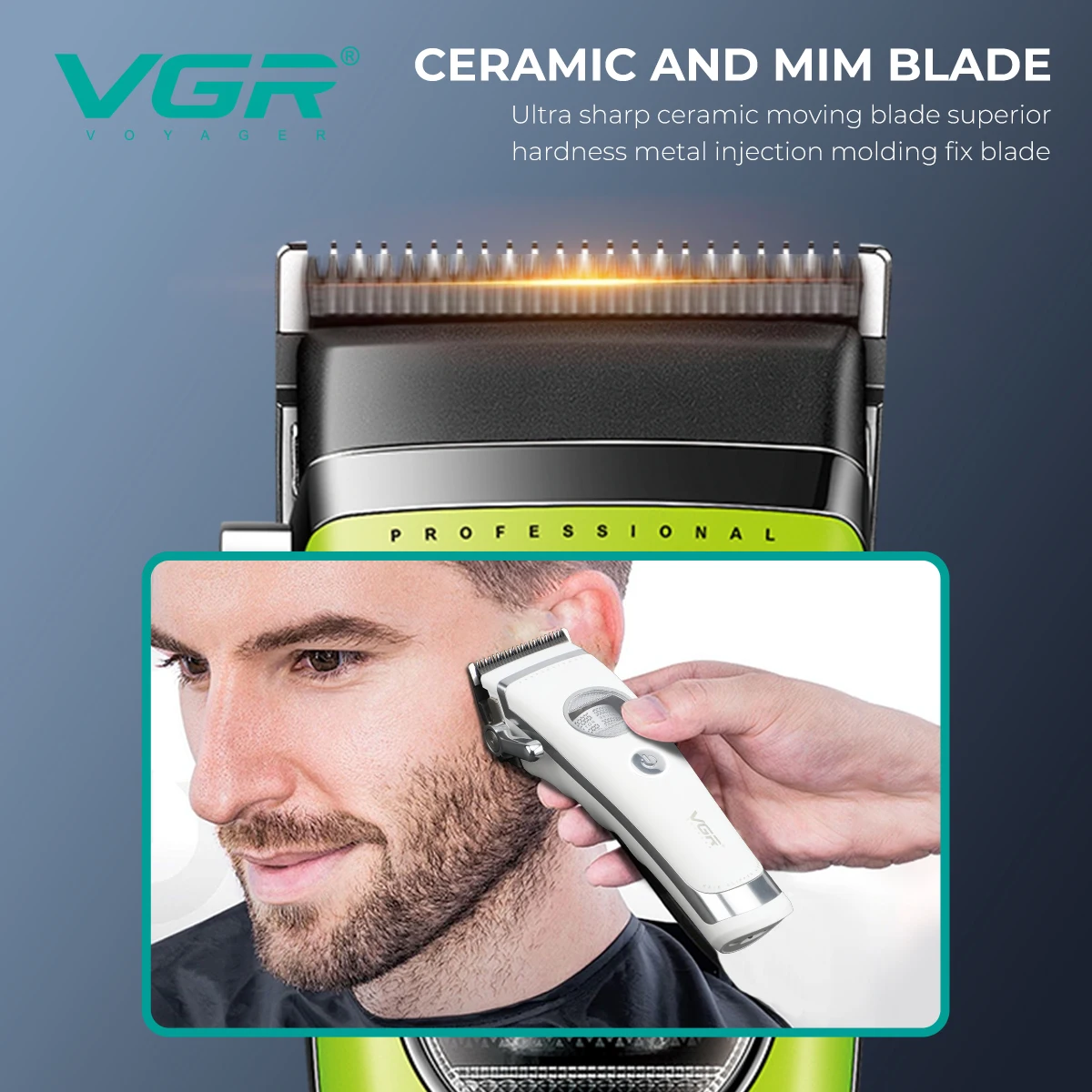 VGR ماكينة قص الشعر الاحترافية ماكينة قص الشعر الق...