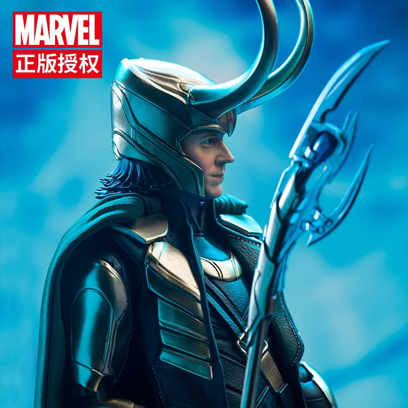 

28cm Original Marvel Loki Articulated 1/7 Anime Action Figures Led Base Collectible Model Cartoon Decor Toys Surprise Gift