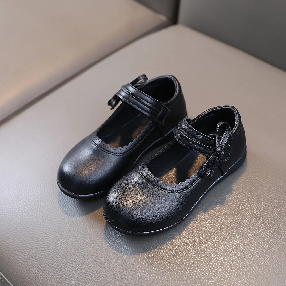 

COZULMA Children Pu Leather Shoes for Girls Princess Dress Dance Shoes Baby Girls Mary Jane Shoes Flats Kids Soft Casual Shoes