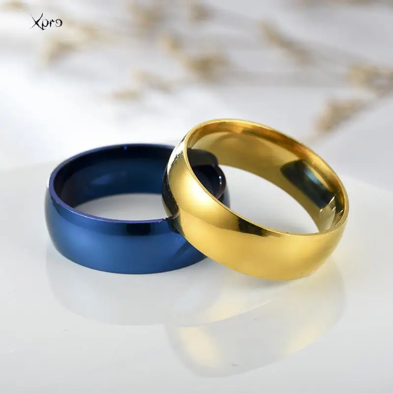 Tarnish Free 2mm 4mm 6mm Stainless Steel 18K Gold Plated Silver Color Knuckle Rings For Lady Minimalist Gold Rings For Women 3