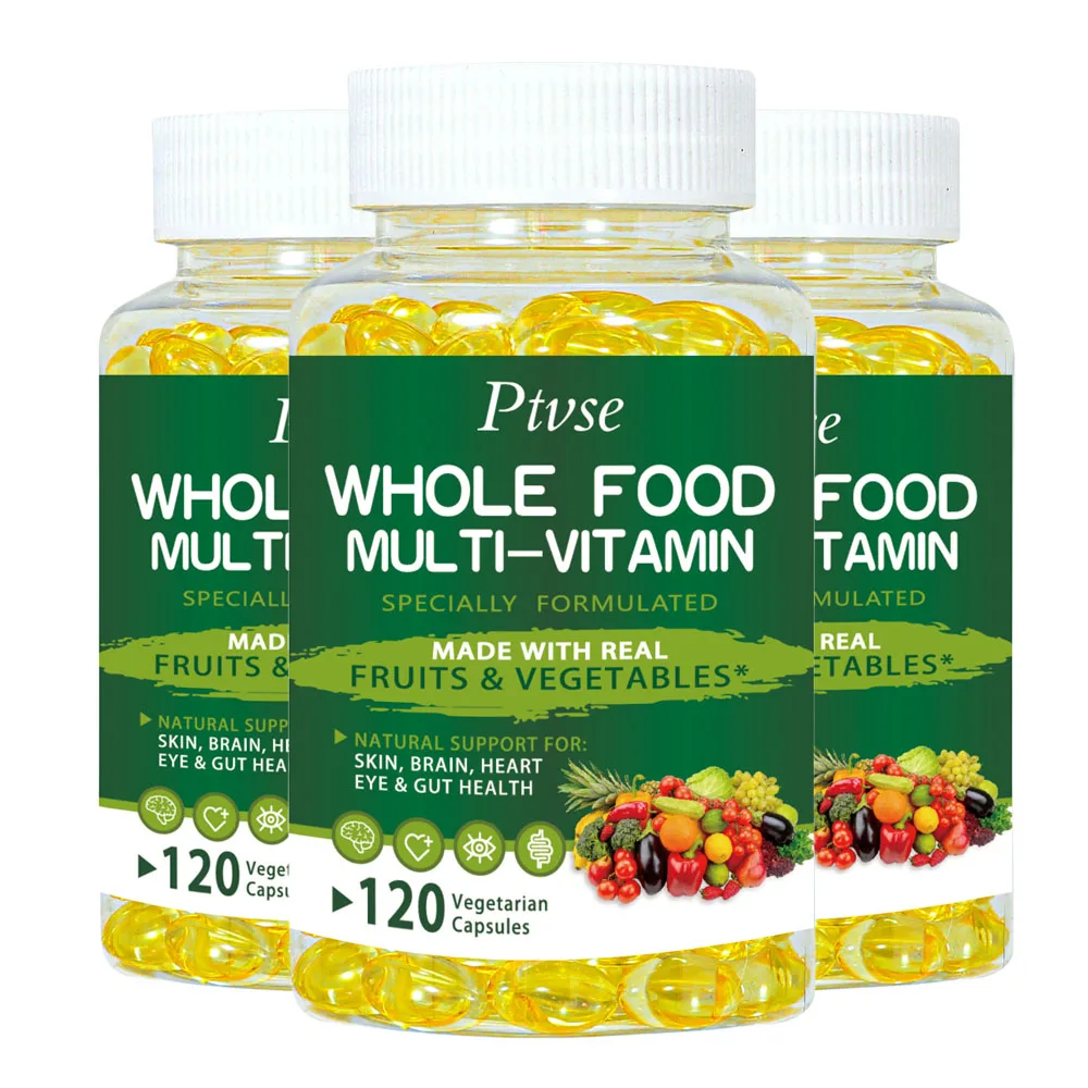 

Fruit & Vegetable Complex Capsules Rich In Multivitamins & Dietary Fiber Whole Foods Superfoods Boost Immunity