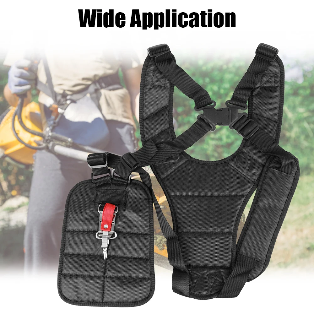 Lawn Mower Trimmer Brush Cutter Trimmer Power Pruner Lawn Mower Adjusted Band Harness Strap Belt Double Trimmer Shoulder For Brush Cutter & Trimmer Garden Grass String
