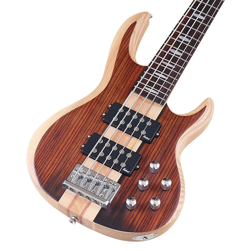 5弦アクティブベース　塗装品 アクティブ 5 弦ネックスルーエレクトリックベースギター 43