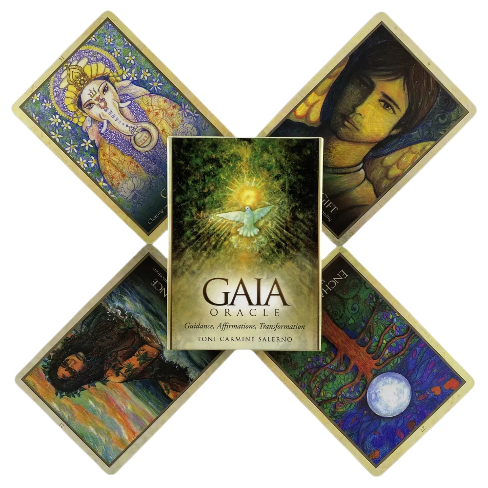 Gaia Oracle Cards A 45 Tarot English Visions Adivinhação Edição Baralho Borad Jogos
