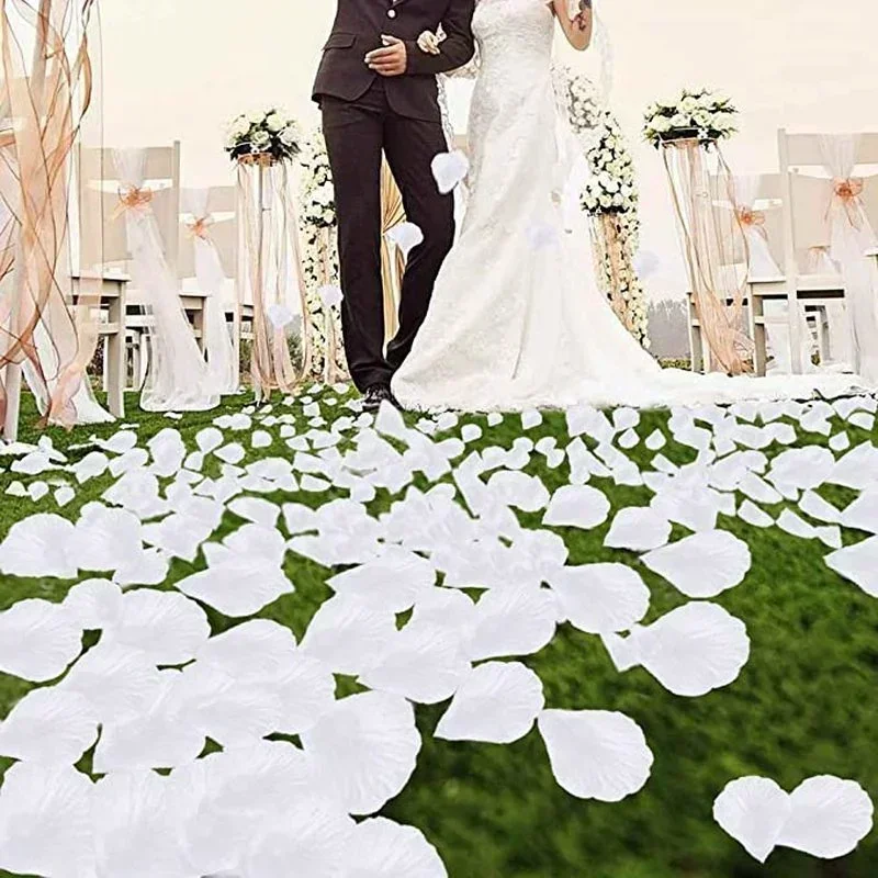 100/500/1000pcs Colorful Love Romantic Warm Silk Rose Artificial Petals Wedding Party Flower Favors Decoration Roses Supplies - Image 2