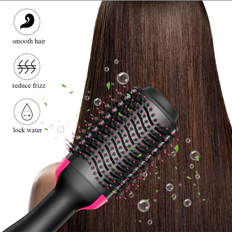 Hot Air Brush Comb Women's Hair Brush Professional Hairdryer Hairbrush Travel Blow Dryer Comb Hair Dryer Brush Electric Comb