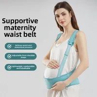 Ceinture de soutien pour le ventre de maternité avec bretelles, respirante pour l'été, soutien abdominal pour la mi-à la fin de la grossesse 2