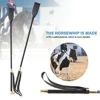 Riding Equestrian Whip Training PU Leather Lash Anti-slip Portable Learning for Outdoor Racing Performance Beginner 5