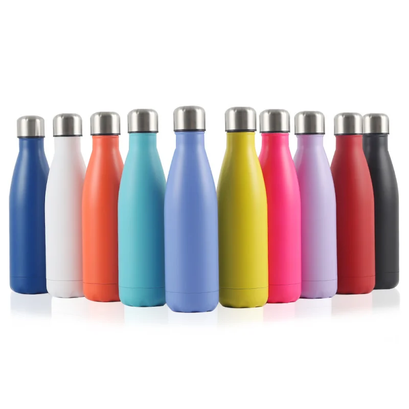 

500Ml Double Wall Stainles Steel Water Bottle Thermos Bottle Keep Hot and Cold Insulated Vacuum Flask for Sport