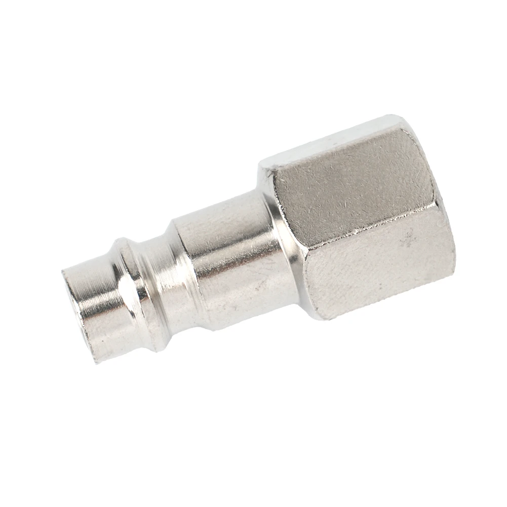 Description Picture 4 of item1pc EU Male Quick Release Fitting Compressor Air Line Coupler Connector Fitting With Female 1/4" Thread Pneumatic Tool Parts
