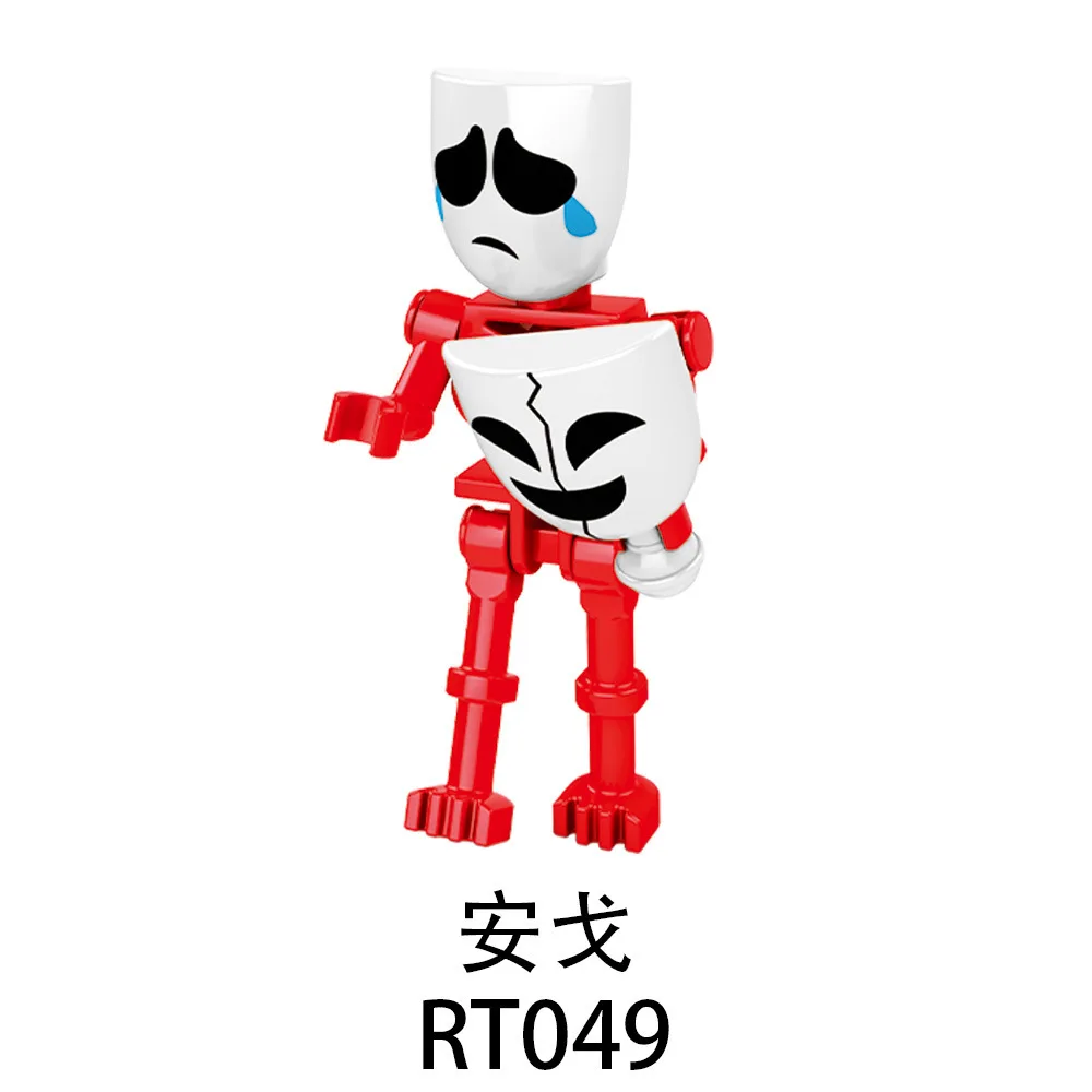 8pcs Amazing Digital Circusy Blocks Cartoon Pomni Caine Jax Gangle