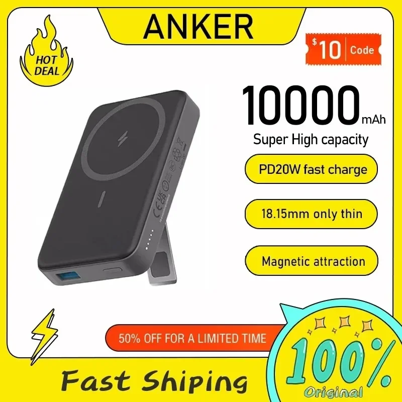 [未使用]633 Magnetic Wireless Charger MagGo Amazon.com: Anker Magnetic Wireless Charger, 633 MagGo 2-in