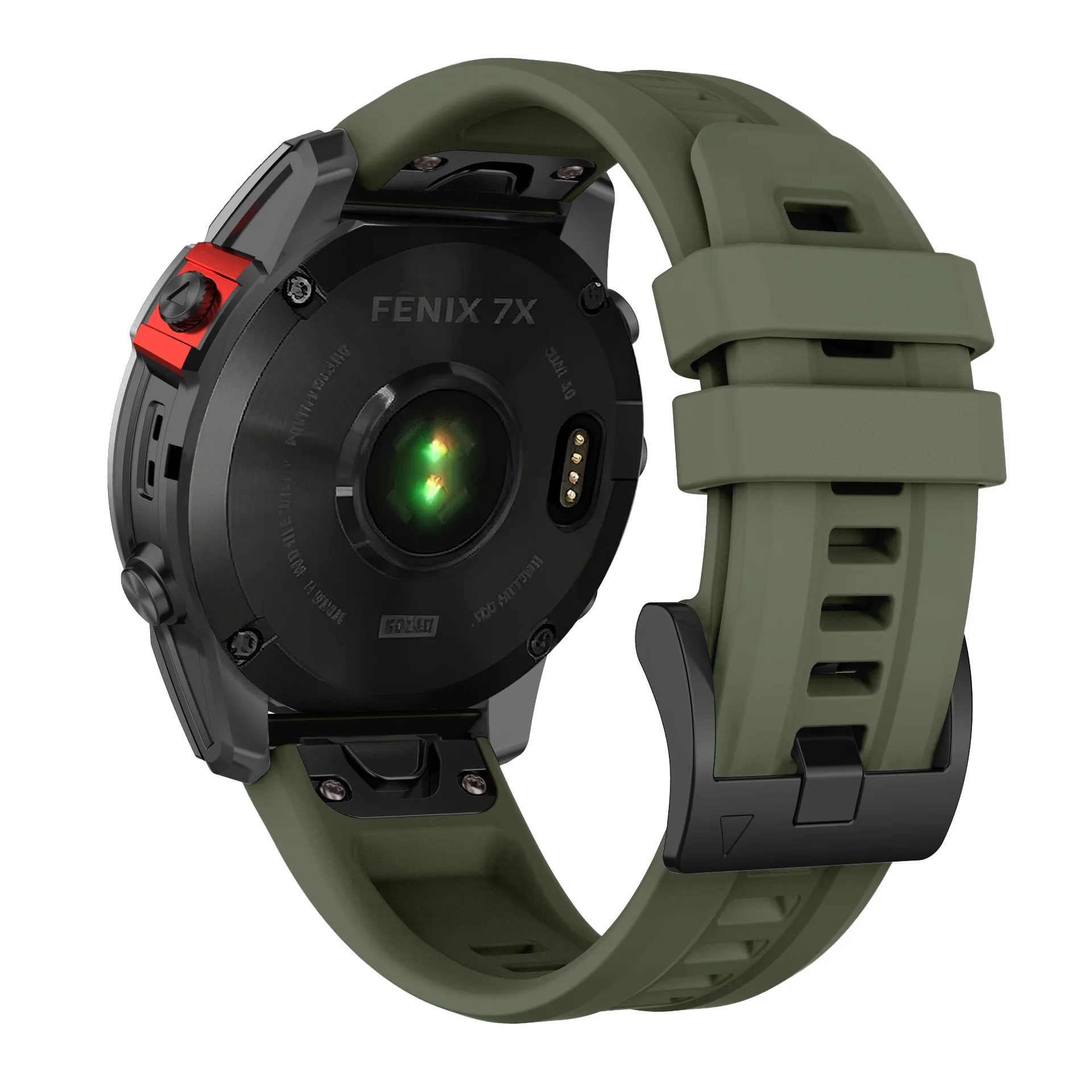 Versatile Silicone Quick Fit Strap - 22/26mm Adjustable Sport Bracelet in Multiple Colors