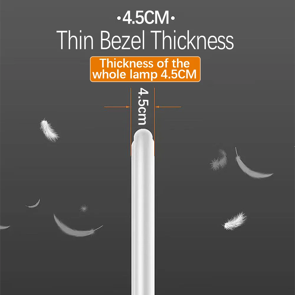 LED Ceiling Light Modern Ultra thin Rectangular Minimalist Living room Bedroom Home Deco Indoor Lighting Fixtures