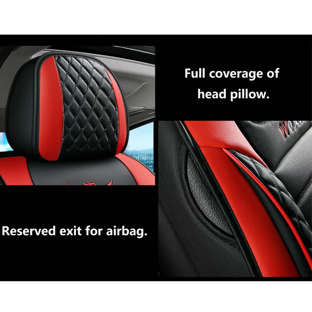 Elegante coprisedile universale in ecopelle di Tand: design facile da pulire e confortevole, adatto ai modelli principali: migliora la tua auto 5