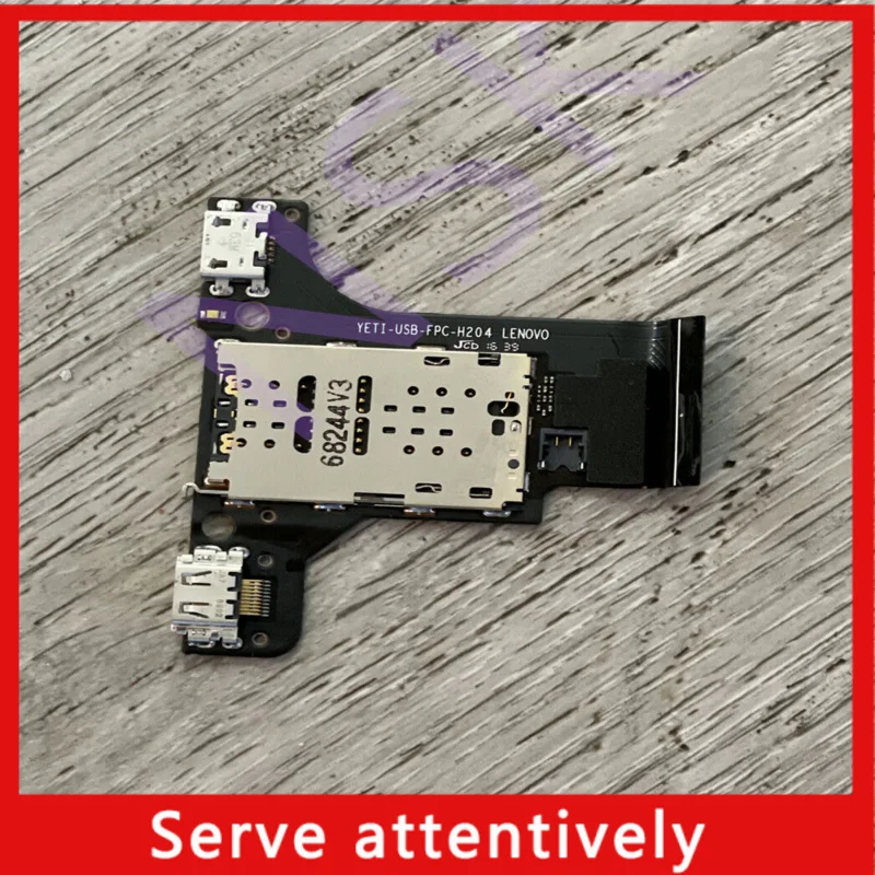 

Original FOR Yoga Book YB1-X90F YB1-X91F USB Charging PortBoard SD Reader Lenovo Yogabook YB1-X90F YETI-USB-FPC-H204 R-22