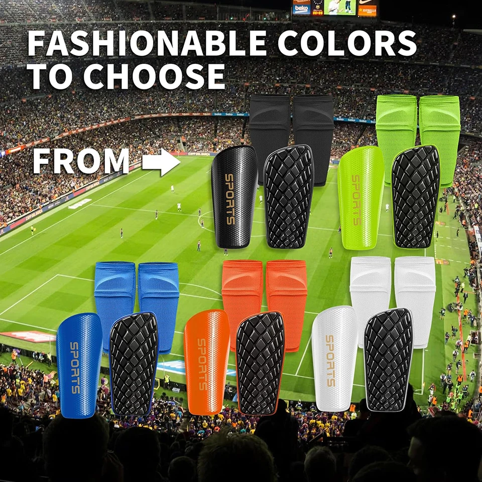 Shin Guards Loogdeel Soccer For Kids Youth Adults-Shin Pads and Sleeves with Optimized Insert Pocket-Protect Soccer Equipment soccer shin guards shin guard pads