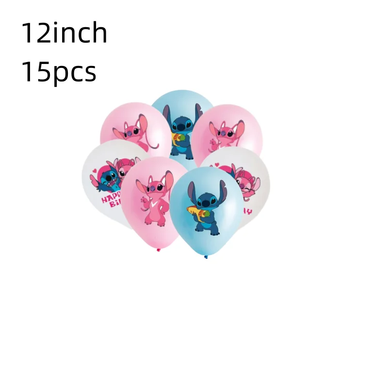 Stitch Balloons Set – Kids 1st to 6th Birthday Party Decorations 3