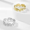 Baby Elephant Head-Tail Cycle Ring Open Adjustable Stainless Steel women men Elegant Ring Birthday Wedding Jewelry gifts 1
