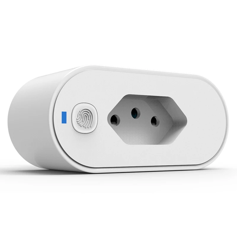 

Tuya Wifi Socket Adaptador De Soquete Inteligente 16A Suporte Smart Life App Control Alexa Google Home Controle Vioce