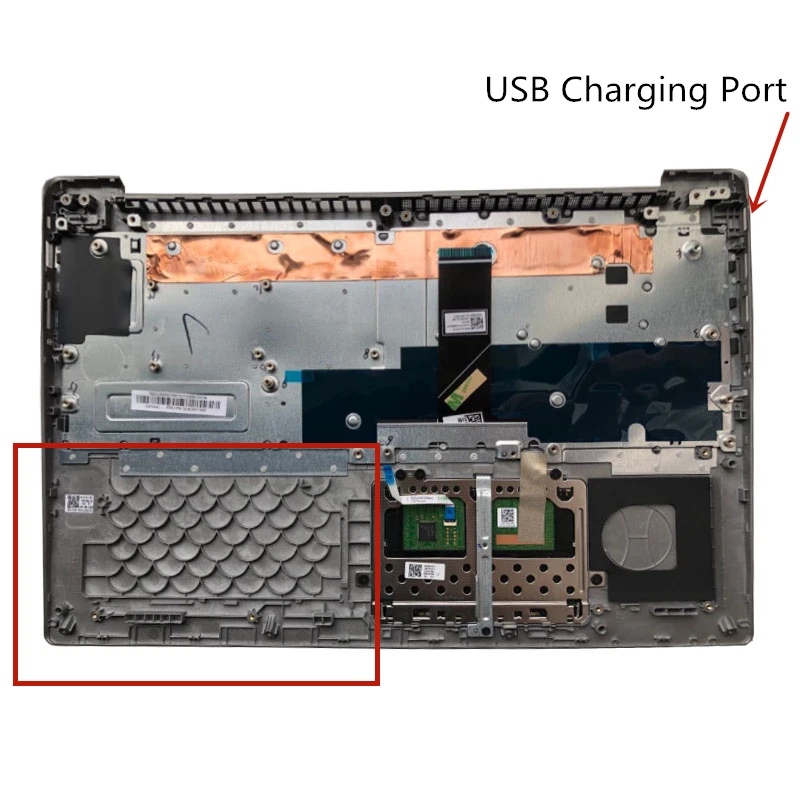 Capa Superior do Apoio de Mãos do Portátil Topcase para Lenovo Ideapad 330s15 7000-15ikbr - Imagem 4