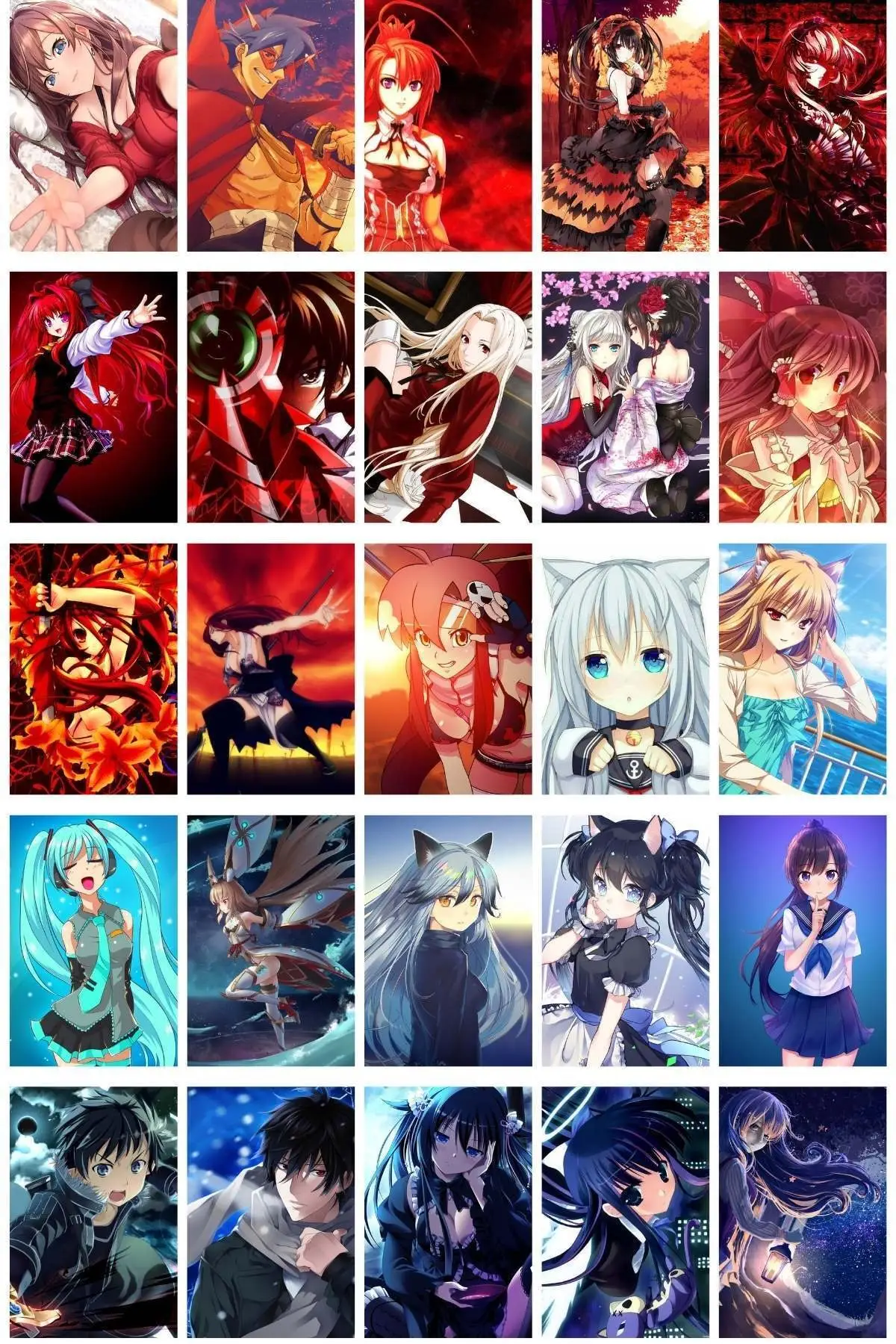 Anime Wall Poster Collage Set 60 Pieces Thick Coated Paper 10cm X 14cm  Boxed - AliExpress