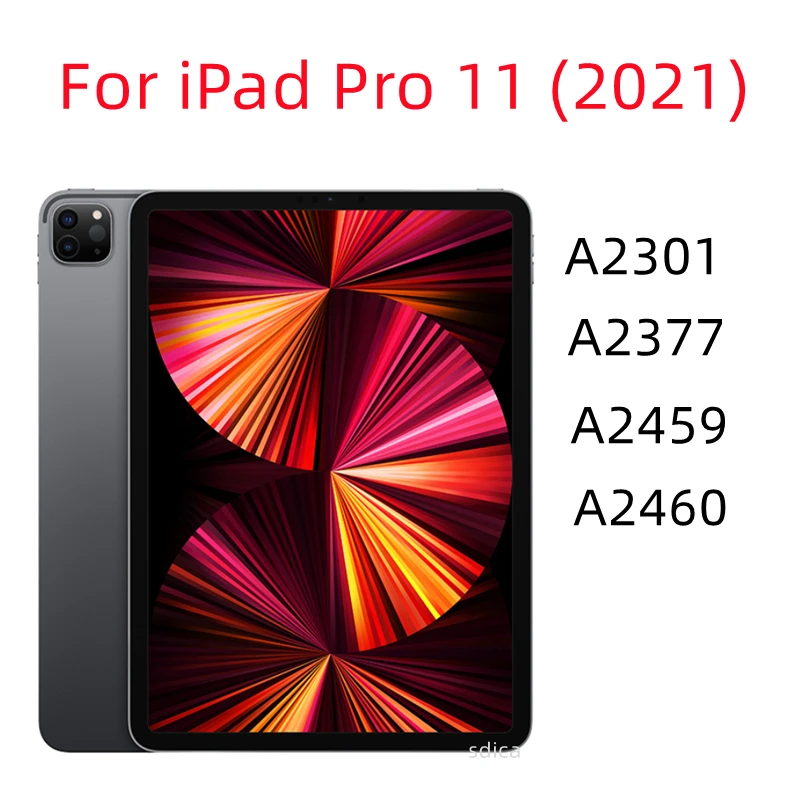 Voor Ipad Pro 11 2018 2020 2021 Gehard Glas Screenprotector A2459 A2460 A1980 A1934 A1979 A2228 A2230 A2231 Tablet Hd Film