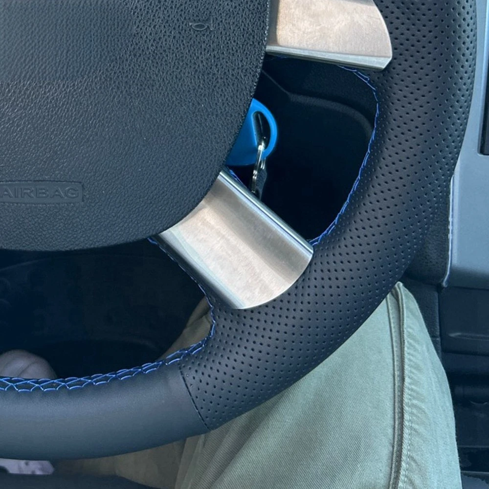 Car Steering Wheel Cover Anti-Slip Artificial Leather Original Steering Wheel Braid For Ford Kuga Focus 2 C-MAX Car Accessories steering wheel cover