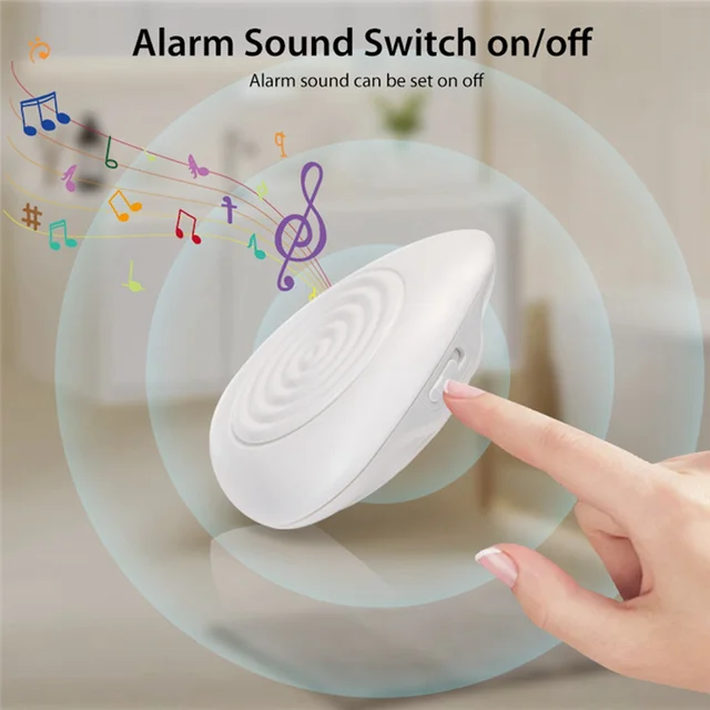 AA08-Tuya Zigbee Water Level Sensor Smart Water Leakage Alarm Detector Overflow Security Protection Smartthings Tuya Ewelink 5