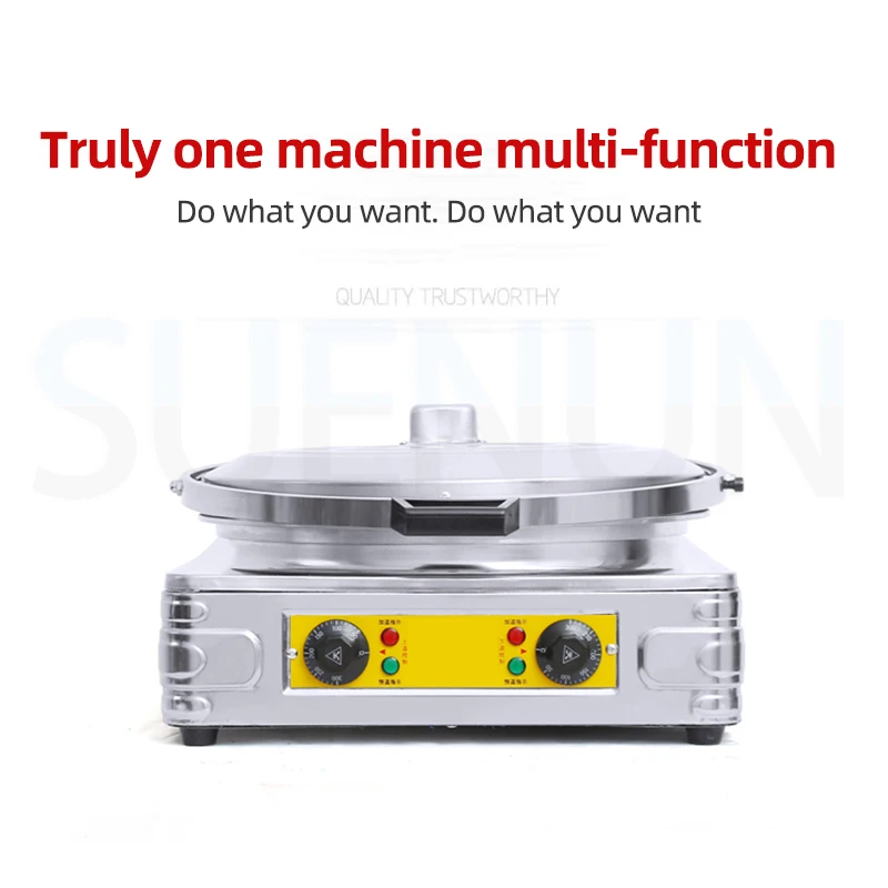 Commercial Electric Baking Tray Double-sided Heating Pancake Machine Desktop Pancake Stove Temperature Control Machine