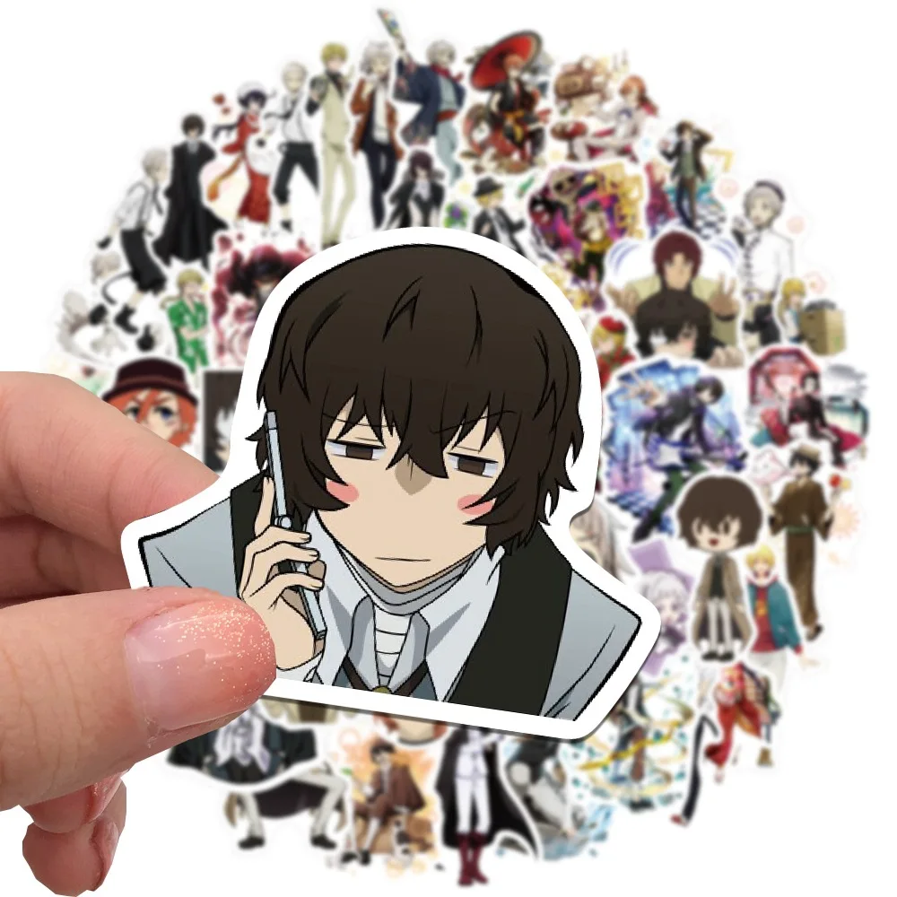 Astuccio Bungo Stray Dogs In Tela – Grande Capacità Con 100 Adesivi Anime – Regalo Studente - 6