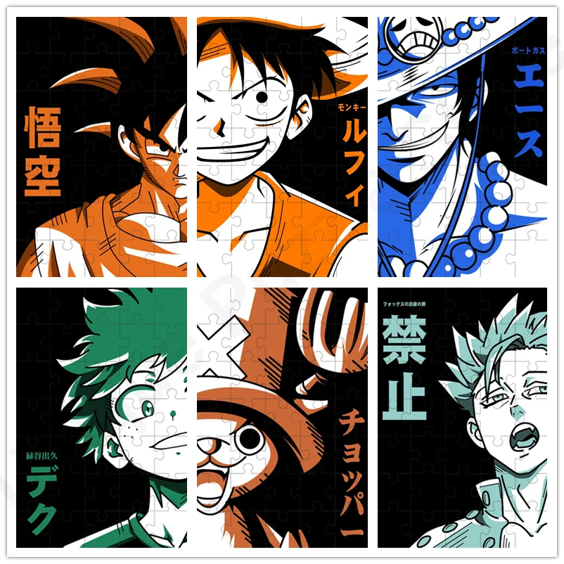 

Мини-головоломка Луффи Драконий жемчуг Гоку из аниме «сделай сам», деревянная головоломка, обучающие игрушки для детей, подарки на день рождения